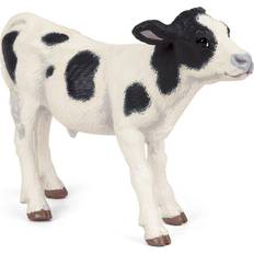 Papo 51149 Farmyard Friends Black and White Calf Toy Figure, Three Years