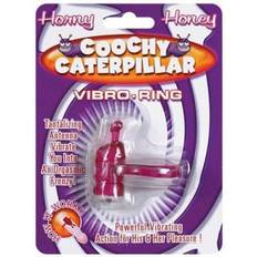 Pink Penis Rings Horny Honey Vibro Ring Coochy Caterpillar Magenta in stock