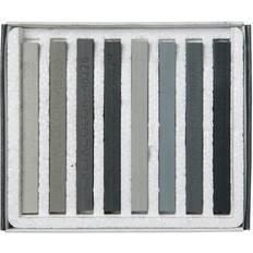 Cretacolor Pastel Carre Hard Pastel Set Set of 8, Grays