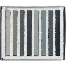 Pastel Carre Hard Pastel Set Set of 8, Grays