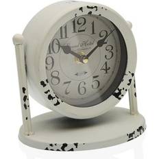 Bordklokker BigBuy Home Table clock Metal (11 x 15 x 15 cm) (11 x 15 x 15 cm) Bordklokke 15cm