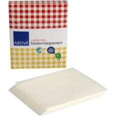 Mellemlægspapir i æske 14,5x12cm.500stk. Bleget greaseproof papir