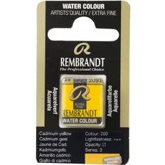 Rembrandt akvarelfarve half pan – Cadmium Yellow 209