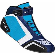 Vehicle Accessories OMP Racing Ankle Boots KS-1 (Size 45) Cyan Navy Blue