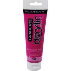 Rosa Pitture acriliche Daler-Rowney Graduate Acrylics Permanent Rose, 120 ml tube