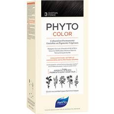 Tinte per Capelli Permanent Phyto Color Colorazione Permanente Tinta Numero 3 50 ml + 1 Crema