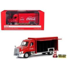 Véhicules Jouet Motorcity Classics 450060 Beverage Delivery Truck Coca-Cola with Handcart & 4 Bottle Cases 1-50 Diecast Model