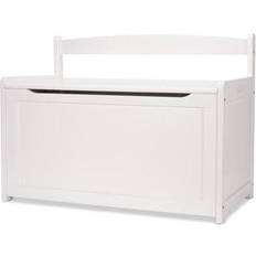 Melissa & Doug Wooden Toy Chest, White