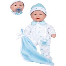 La Baby 11" Baby Doll Blue Outfit