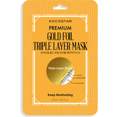 Premium Gold Foil Triple Layer Mask