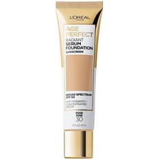 L'Oréal Paris Age Perfect Radiant Serum Foundation with SPF 50, Beige Rose, 1 fl oz