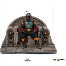 Spielzeuge Star Wars The Mandalorian Deluxe Art Scale Statue 1/10 Boba Fett On Th