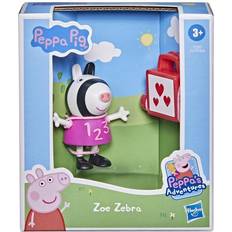 Peppa Pig Figurines Hasbro Greta Gris Roliga Vänner Figur, Zebra