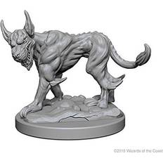 WizKids WZK72568 Dungeons & Dragons Nolzurs Marvelous Unpainted Blink Dogs W1 Miniature