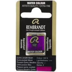 Lila Akvarellfärger Rembrandt akvarellfärg halvpanna – Quinacridone Purple Blue 593