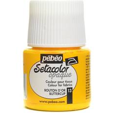 A base de agua Pinturas Textiles Pebeo Setacolor Opaque Fabric Paint buttercup 45 ml