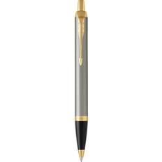 IM Ballpoint Pen Medium Brushed Metal GT Finish