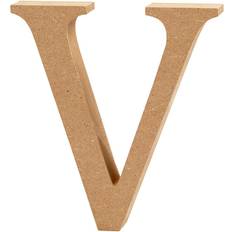 Creativ Company Bogstav, V, H: 8 cm, tykkelse 1,5 cm, 1 stk