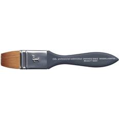Brushes Winsor & Newton Professional Watercolor Synthetic Sable Brush Wash, 1" Short Handle