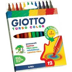 Yellow Touch Pen Giotto Turbo Tuschpennor 12p