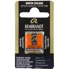 Orange Water Colours Rembrandt Watercolor Half Pan Cadmium Orange