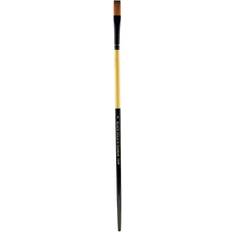 Dynasty Black Gold Brush Flat, Long Handle, Size 4