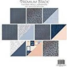 American crafts ps005583 indigo kft-paper stack 12x12