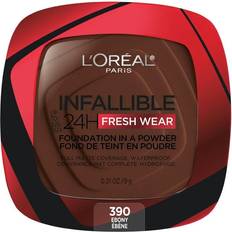 L'Oréal Paris Infallible Up To 24HR Fresh Wear In A Powder #390 Ebony