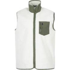 Acrylique Gilets Polo Ralph Lauren Hybrid Fleece Vest - Clubhouse Cream