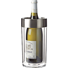 Transparent Bottle Coolers Wine Enthusiast Double Walled Iceless Bottle Cooler