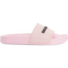 Balenciaga Women Slides Balenciaga Pool - Light Pink/Black