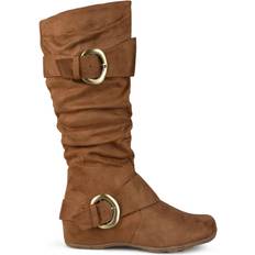 Journee Collection Jester Medium Calf - Camel