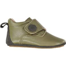 Wheat Dakota Leather Indoor Shoe - Olive