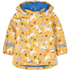 Fleecevuorattu Sadetakit Frugi Puddle Buster Rain Jacket - Yellow