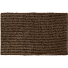 Stripes Bath Mats Garland Sheridan Plush Bath Rug Brown 24x40"