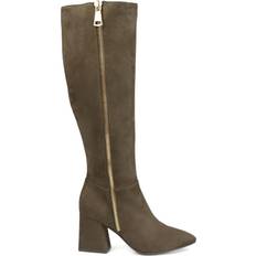 High Boots Journee Collection Idinna Medium Calf - Olive