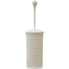 White Toilet Brushes JVL 13-359WH