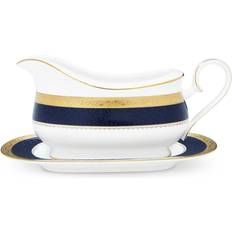 Blue Sauce Boats Noritake Odessa Cobalt Gold Sauce Boat 2