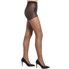 Sheer black tights Hue Back Seam Sheer Tights - Black