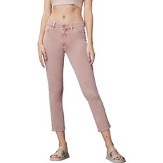 DL1961 Mara Mid Rise Instasculpt Straight Jeans - Blush