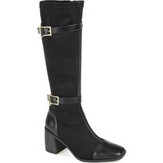 Foam High Boots Journee Collection Gaibree Wide Calf - Black