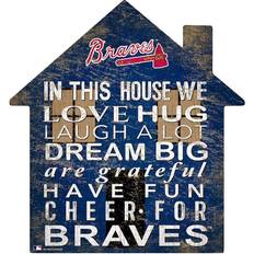 Fan Creations Atlanta Braves Team House Sign Board