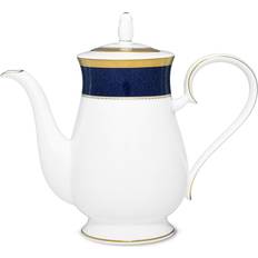 Dishwasher Safe Coffee Pitchers Noritake Odessa Cobalt Gold Coffee Pitcher 0.375gal