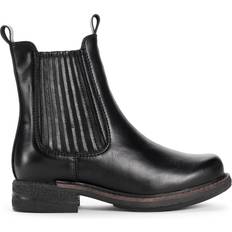 Faux Fur Chelsea Boots Muk Luks Madison - Black