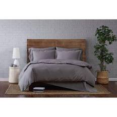 Brooklyn Loom Classic Duvet Cover Grey (228.6x228.6cm)