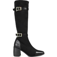 Journee Collection Gaibree Medium Calf - Black