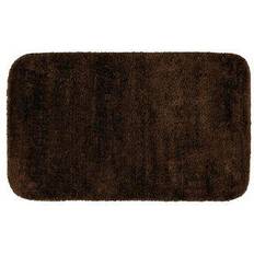 Garland Traditional Plush Bath Rug Brown 60.96x101.6cm