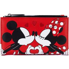 Loungefly Mickey and Minnie Mouse Love Flap Wallet - Red