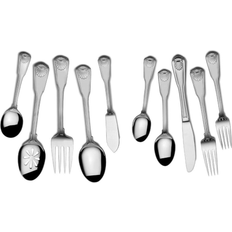 Sugar Spoon Cutlery Sets Towle London Shell Cutlery Set 45pcs