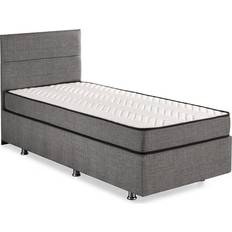 Trademax Sänkypaketti Linento Furniture 100x200 cm Hopeanharmaa